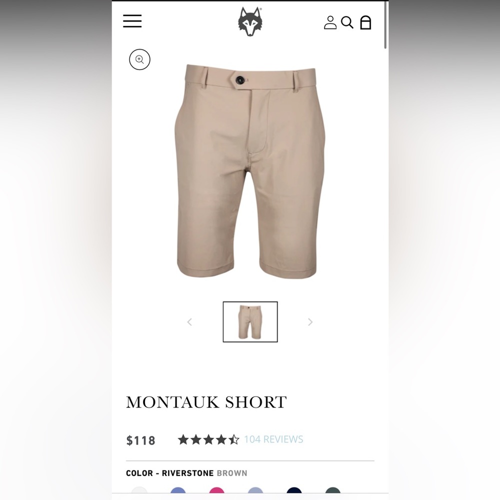 MONTAUK SHORT - Greyson - Riverstone Brown